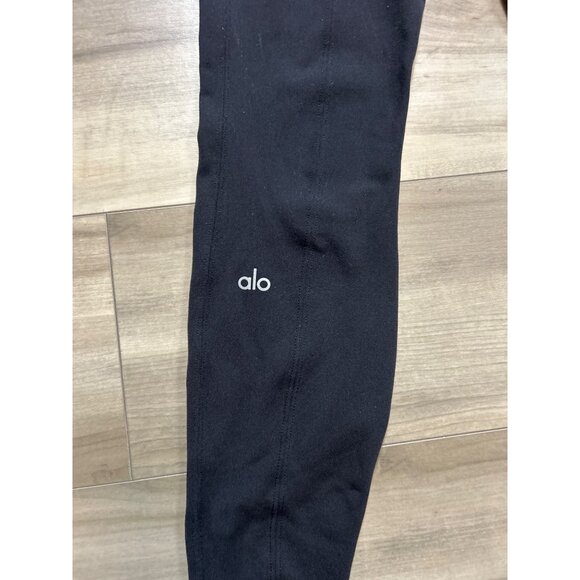 Alo Airbrush High-Waist Stirrup Leggings Black S/M - Picture 9 of 12